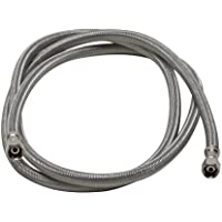 Fluidmaster 12IM72 Braided Stainless Steel Ice Maker Connector Water Line with Dual 1/4-In. x 1/4-In. Female Compression…