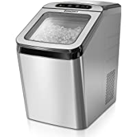 Euhomy Nugget Ice Maker Countertop, Ice Maker 26lb/Day, Self-Cleaning & Auto Water Refill Pellet ice Maker, Sonic Ice…