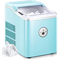 Ice Maker Machine for Countertop, Make 28 lbs ice in 24 hrs, Ice Cube Ready in 5 Mins, Portable Ice Cube Makers with Ice…