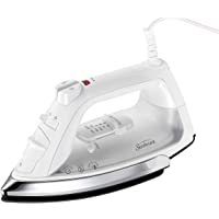 Sunbeam Classic 1200 Watt Mid-size Anti-Drip Non-Stick Soleplate Iron with Shot of Steam/Vertical Shot feature and 8…