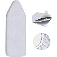 Ironing Board Cover and Pad for Extra Wide 18 x 49 Ironing Boards,Premium Heavy Duty 3-Layer Silicone Coated Cover with…