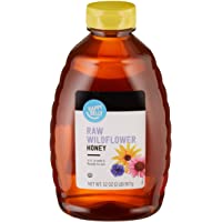 Amazon Brand - Happy Belly Raw Wildflower Honey, 32 oz (Previously Solimo) (Packaging May Vary)