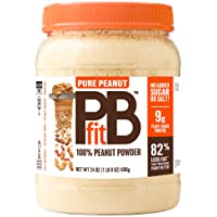BetterBody Foods Pure Peanut PBfit 100% Powdered Peanut Butter, Gluten-Free Protein Powder (24 oz)