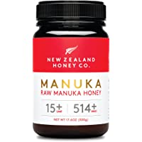 New Zealand Honey Co. Raw Manuka Honey UMF 15+ | MGO 514+, UMF Certified / 17.6oz