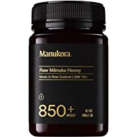 Manukora UMF 20+/MGO 850+ Raw Mānuka Honey (500g/1.1lb) Authentic Non-GMO New Zealand Honey, UMF & MGO Certified…