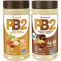 PB2 Powdered Peanut Butter Bundle - Original and Cocoa, 6.5 oz (Pack of 2)