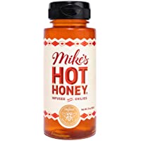 Mike's Hot Honey 10 oz Easy Pour Bottle (1 Pack), Honey with a Kick, Sweetness & Heat, 100% Pure Honey, Shelf-Stable…