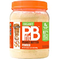 PBfit All-Natural Organic Peanut Butter Powder, Powdered Peanut Spread from Real Roasted Pressed Peanuts, 8g of Protein…