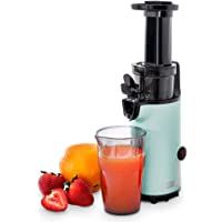 Dash Deluxe Compact Masticating Slow Juicer, Easy to Clean Cold Press Juicer with Brush, Pulp Measuring Cup, Frozen…