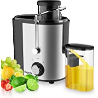 Bagotte Compact Juice Extractor Fruit and Vegetable Juice Machine Wide Mouth Centrifugal Juicer, Easy Clean Juicer…