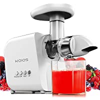 KOIOS Juicer, Masticating Juicer Machine, Slow Juice Extractor with Reverse Function, Cold Press Juicer Machines with…