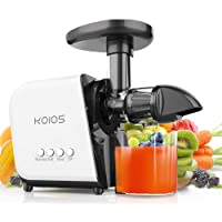 KOIOS Juicer, slow Juicer Extractor with reverse function, cold press Juicer Machines with quiet Motor, high nutrient…