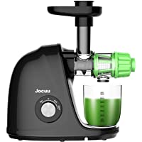 Juicer Machines, Jocuu Slow Masticating Juicer Easy to Clean, Cold Press Juicer with 2-Speed Modes, Juicer with Quiet…