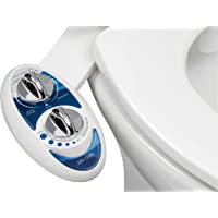 LUXE Bidet Neo 185 (Elite) Non-Electric Bidet Toilet Attachment w/ Self-cleaning Dual Nozzle and Easy Water Pressure…