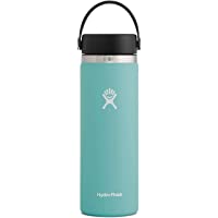 Hydro Flask Water Bottle - Stainless Steel, Reusable, Vacuum Insulated- Wide Mouth with Leak Proof Flex Cap