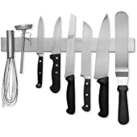 Modern Innovations 16 Inch Stainless Steel Magnetic Knife Bar - Use as Knife Holder, Knife Rack, Knife Strip, Kitchen…