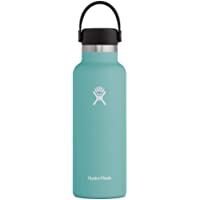 Hydro Flask 18 oz. Water Bottle - Stainless Steel, Reusable, Vacuum Insulated with Standard Mouth Flex Lid