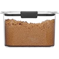 Rubbermaid Container, BPA-Free Plastic, Brilliance Pantry Airtight Food Storage, Open Stock, Brown Sugar (7.8 Cup)