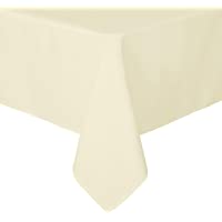 sancua Square Tablecloth - 54 x 54 Inch - Stain and Wrinkle Resistant Washable Polyester Table Cloth, Decorative Fabric…
