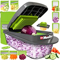 Mueller Pro-Series 8 Blade Vegetable Slicer, Onion Mincer Chopper, Vegetable Chopper, Cutter, Dicer, Egg Slicer with…