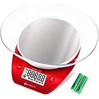 Etekcity 0.1g Food Scale, Bowl, Digital Grams and Ounces for Weight Loss, Dieting, Baking, Cooking, and Meal Prep, 11lb…