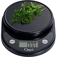 Ozeri ZK14-AB Pronto Digital Multifunction Kitchen and Food Scale, Standard, All Black