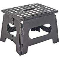 Simplized Small Folding Step Stool - Step stools for Kids and Adults - 9" Hand Chair, One-Hand Operation Stool