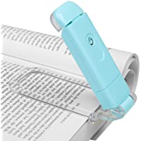DEWENWILS USB Rechargeable Book Light for Reading in Bed, Warm White, Brightness Adjustable, LED Clip on Book Reading…