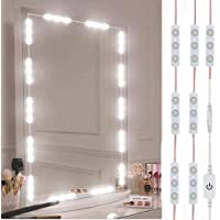 LPHUMEX Led Vanity Mirror Lights, Hollywood Style Vanity Make Up Light, 10ft Ultra Bright White LED, Dimmable Touch…