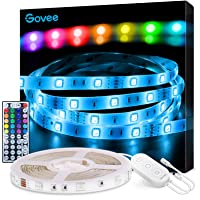 Govee LED Strip Lights, 16.4ft RGB LED Lights with Remote Control, 20 Colors and DIY Mode Color Changing LED Lights…