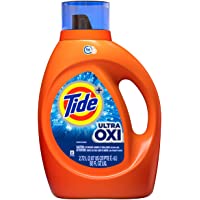 Tide Ultra Oxi Liquid Laundry Detergent Soap, High Efficiency (HE), 59 Loads
