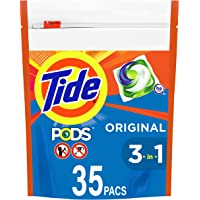 Tide PODS Liquid Laundry Detergent Pacs, Original, 35 count