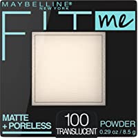 Maybelline New York Fit Me Matte + Poreless Powder Makeup, Translucent, 0.29 Oz