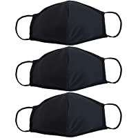 EnerPlex Kids 3-Ply Black Face Cloth Mask - Comfortable Breathable Safety Mask, Machine Washable Masks, Reusable Masks…