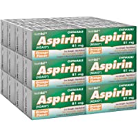 HealthA2Z Aspirin 81mg NSAID, Compare to Bayer Active Ingredient, 24 Packs of 36 Chewable Tablets(864 Tablets Total…