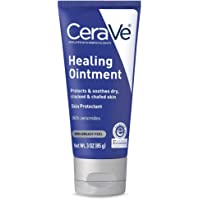 CeraVe Healing Ointment | 3 Ounce | Cracked Skin Repair Skin Protectant with Petrolatum Ceramides | Lanolin & Fragrance…