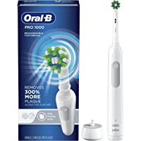 Oral-B Pro 1000 Power Rechargeable Electric Toothbrush Powered by Braun ,1 count , Black (Packaging may vary)