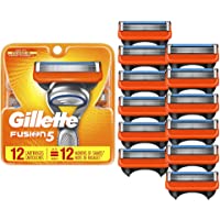 Gillette Fusion5 Men's Razor Blade Refills, 12 Count