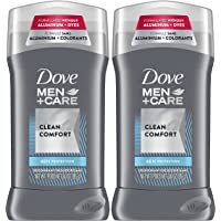 Dove Men+Care Deodorant Stick Aluminum-free formula with 48-Hour Protection Clean Comfort Deodorant for men with Vitamin…
