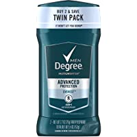 Degree Men Antiperspirant Deodorant 48-Hour Odor Protection Everest Best Deodorant for Underarm Sweat 2.7 oz, 2 Count
