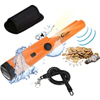 Gusto Coherence Fully Waterproof Pinpointing Metal Detector, Pro-Pointer at LED Flashlight (Orange)