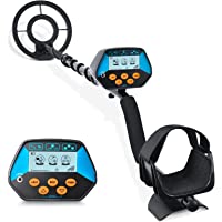 Tilswall Metal Detector Professional for Adults & Kids, High Accuracy Adjustable Waterproof Metal Detector with LCD…