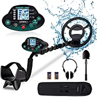 OMMO Metal Detector for Adults & Kids, High Accuracy Adjustable Waterproof Metal Detector, with Pinpoint & Disc & All…
