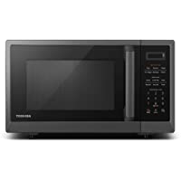 Toshiba ML2-EM09PA(BS) Microwave Oven with Smart Sensor, Position-Memory Turntable, Eco Mode, and Sound On/Off function…