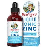 Ionic Liquid Zinc Drops for Adults & Kids by MaryRuth's, Zinc Sulfate for Immune Support, Vegan, Non-GMO & Gluten Free…