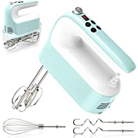 Yomelo Hand Mixer Electric, 9-Speed 400W Power Handheld Mixer with Digital Screen, Storage Case, Touch Button, Turbo…