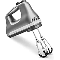 Hand Mixer Electric, MOSAIC Mixer with Cord & Attachments Storage and 4 Stainless Steel Accessories, Easy Eject Handheld…