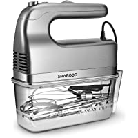 SHARDOR Hand Mixer 350W Power Advantage Electric Handheld Mixers with 5 Stainless Steel Attachments(2 Beaters, 2 Dough…