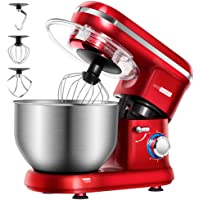 VIVOHOME Stand Mixer, 650W 6 Speed 6 Quart Tilt-Head Kitchen Electric Food Mixer with Beater, Dough Hook and Wire Whip…