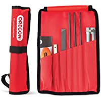 Oregon Chainsaw Field Sharpening Kit - Includes 5/32, 3/16, and 7/32 Inch Round Files, Flat File, Handle, Filing Guide…